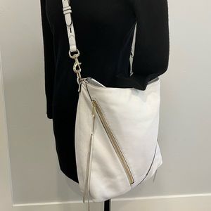 Rebecca Minkoff White Leather Shoulder Bag